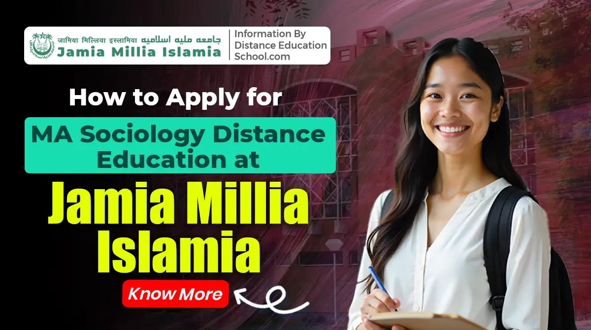 How to Apply for MA Sociology Distance Education at Jamia Millia Islamia?