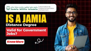Jamia Millia Islamia Distance Degree validity for government jobs