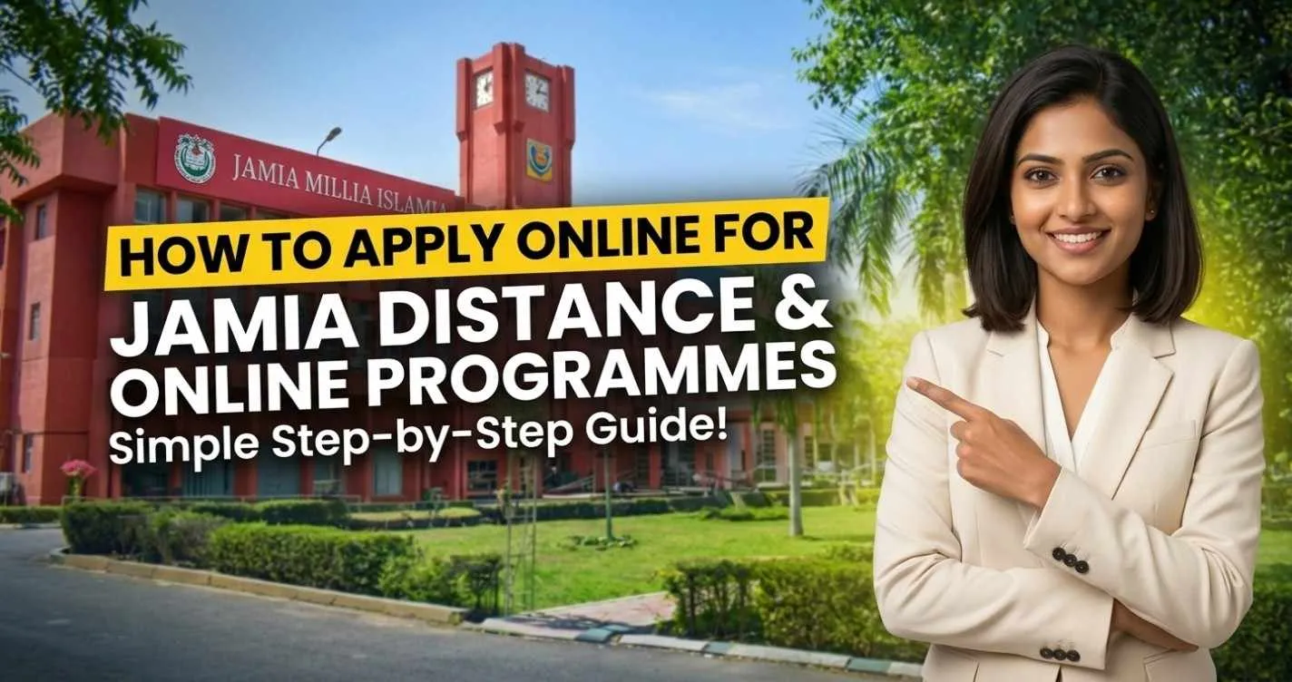 Jamia Millia Islamia distance education online application process for students